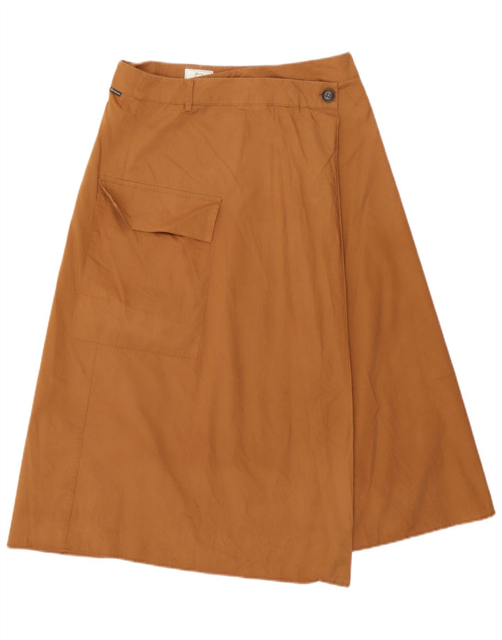 Woolrich Womens Wrap Skirt Medium W28 Brown