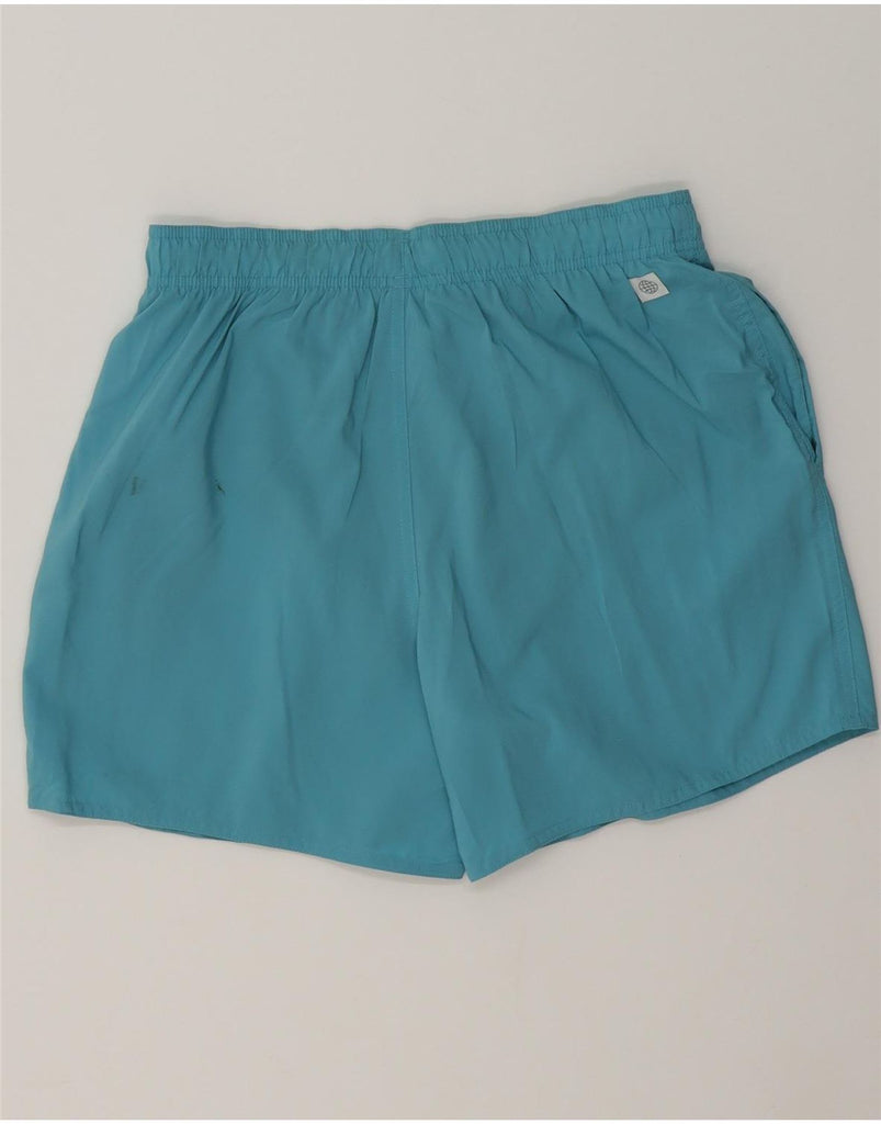 ADIDAS Womens Sport Shorts UK 14 Medium  Blue Polyester Vintage Adidas and Second-Hand Adidas from Messina Hembry 