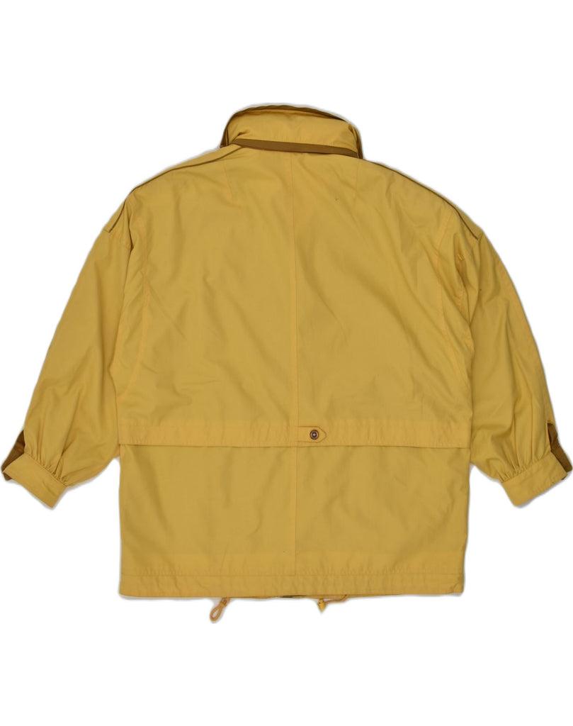 VINTAGE Womens Oversized Utility Jacket EU 42 Large Yellow Polyester | Vintage Vintage | Thrift | Second-Hand Vintage | Used Clothing | Messina Hembry 