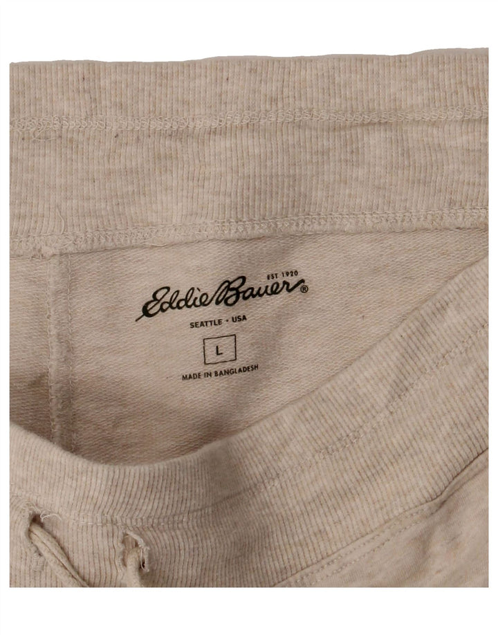 EDDIE BAUER Mens Seattle Sport Shorts Large Beige Cotton Vintage Eddie Bauer and Second-Hand Eddie Bauer from Messina Hembry 