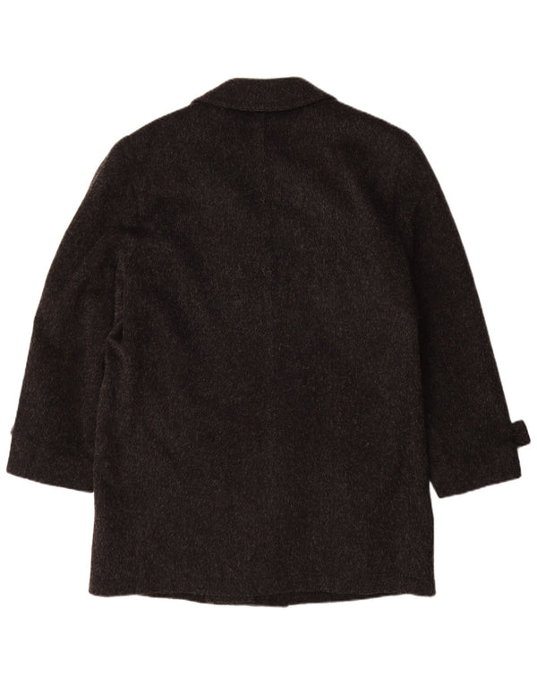 Himalaya Mens Double Breasted Coat IT 50 Large Grey Wool