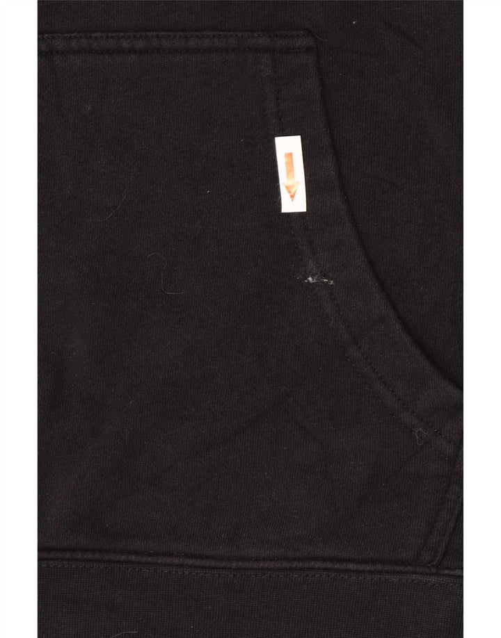 Hurley Mens Graphic Hoodie Jumper Small Black