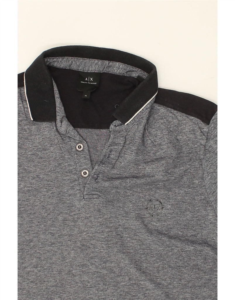 Mens Polo Shirt XL | Vintage Armani Exchange | Thrift | Second-Hand Armani Exchange | Used Clothing | Messina Hembry 