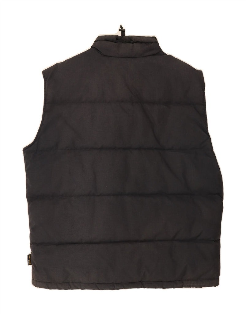 JACK WOLFSKIN Mens Padded Gilet UK 44/46 XL Navy Blue Polyester Vintage Jack Wolfskin and Second-Hand Jack Wolfskin from Messina Hembry 