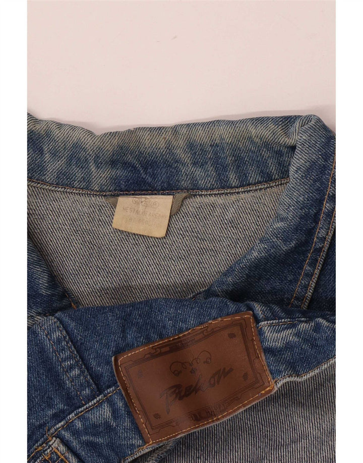 Vintage Mens Denim Jacket UK 40 Large Blue