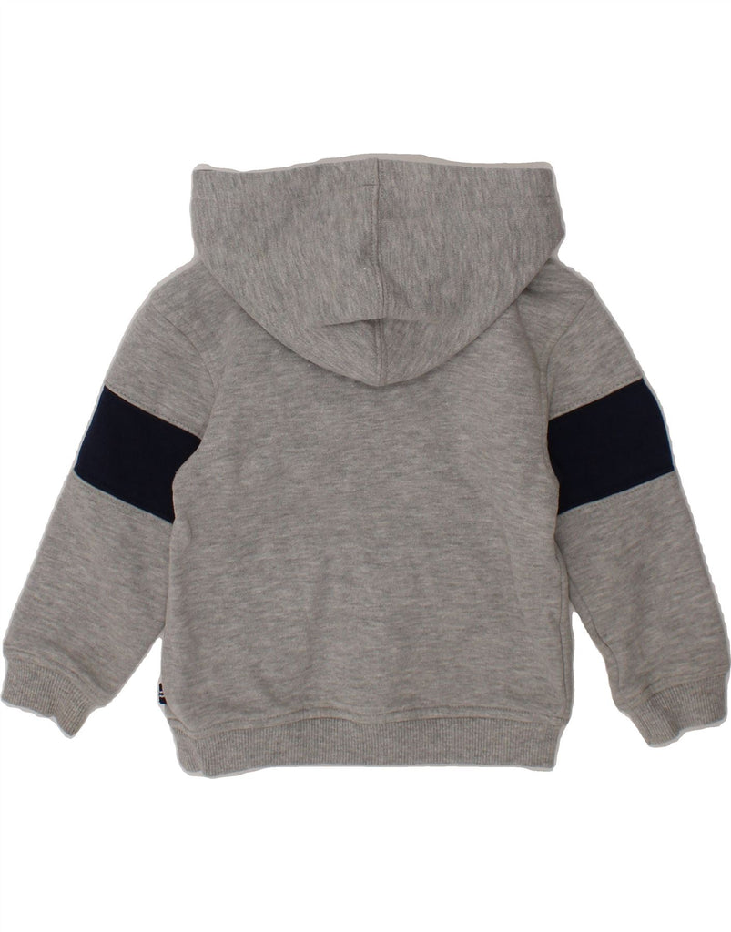 NAUTICA Baby Boys Graphic Hoodie Jumper 18-24 Months Grey Colourblock Vintage Nautica and Second-Hand Nautica from Messina Hembry 