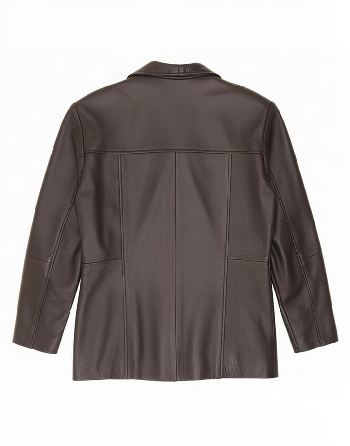 Houidi Cuir Womens Leather Jacket US 2 XS Black