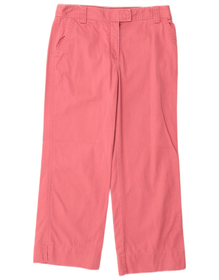 J. CREW Womens Straight Chino Trousers US 4 Small W28 L26 Pink Cotton