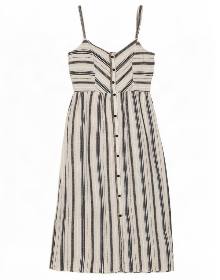 Zara Womens Sundress UK 6 XS White Striped