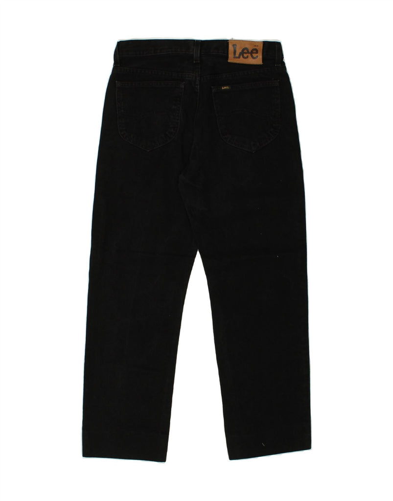 LEE Mens Straight Jeans W32 L29 Black Cotton | Vintage Lee | Thrift | Second-Hand Lee | Used Clothing | Messina Hembry 