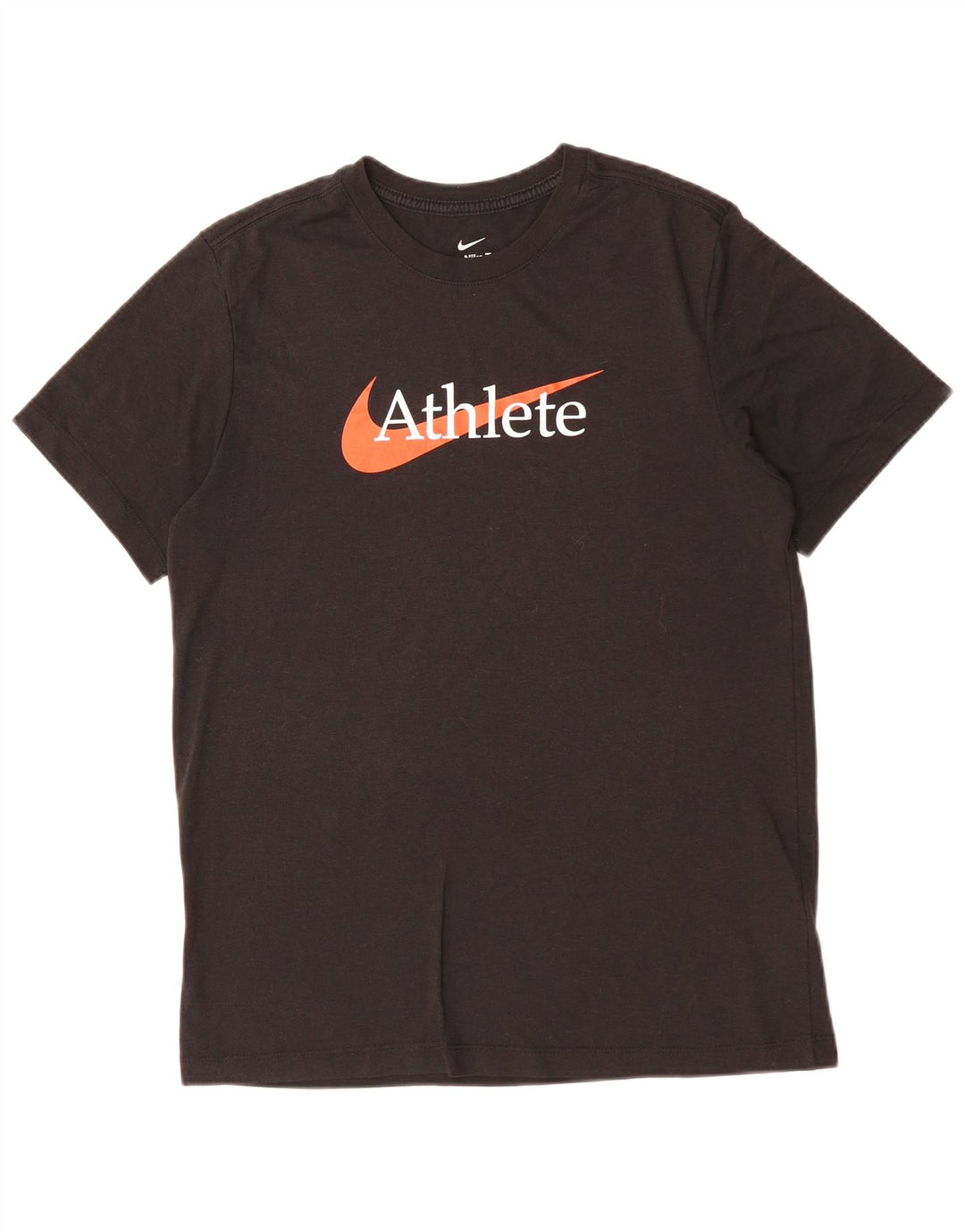 Nike Mens Dri Fit Graphic T-Shirt Top Medium Black Cotton