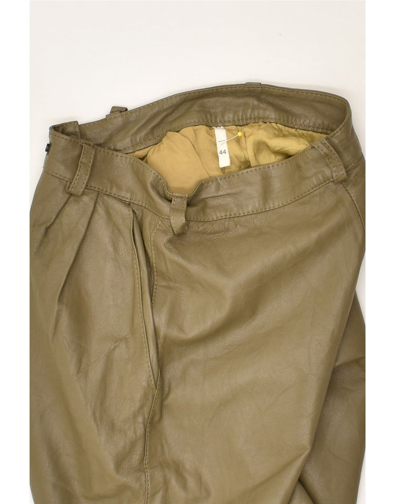 VINTAGE Womens Tapered Casual Trousers IT 44 Medium W26 L27  Khaki | Vintage Vintage | Thrift | Second-Hand Vintage | Used Clothing | Messina Hembry 