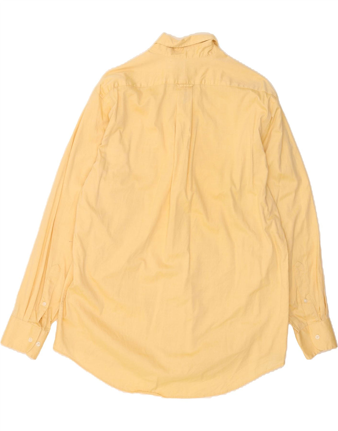 IZOD Mens Easy Care Shirt Size 16 1/2 Large Yellow Cotton Vintage Izod and Second-Hand Izod from Messina Hembry 