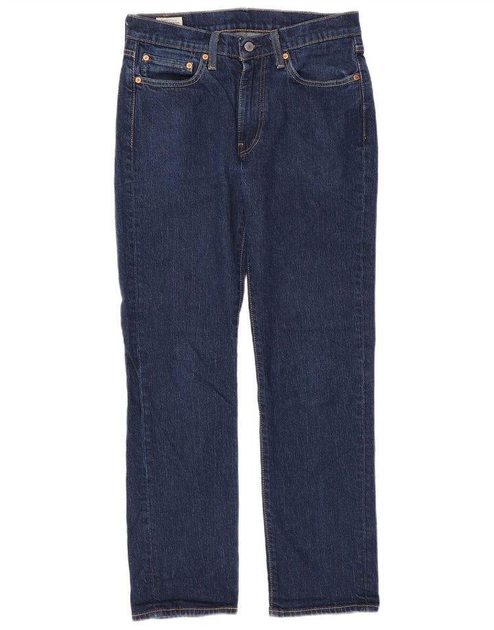 Levi's Mens 514 Straight Jeans W31 L32 Navy Blue Cotton