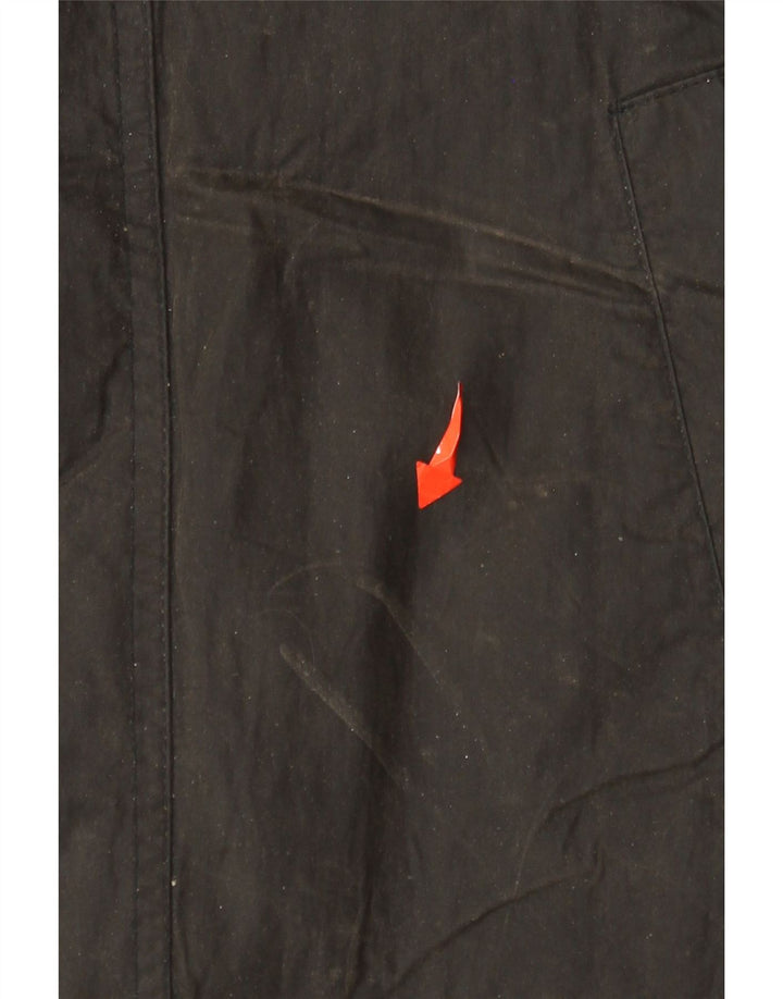 Barbour Mens Waxed Cotton Jacket UK 38 Medium Grey Cotton Classic