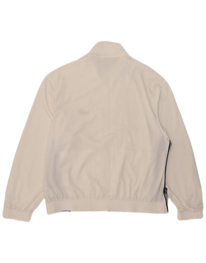 PUMA Mens Tracksuit Top Jacket XL White Colourblock Polyester