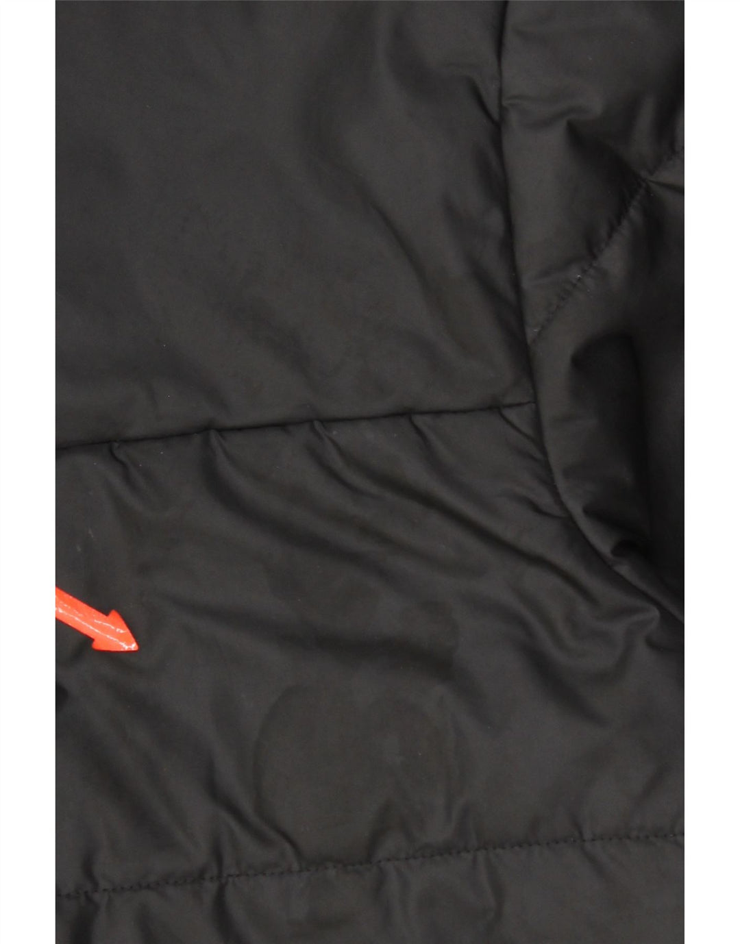 Adidas Boys Hooded Padded Jacket 11-12 Years Black Polyester
