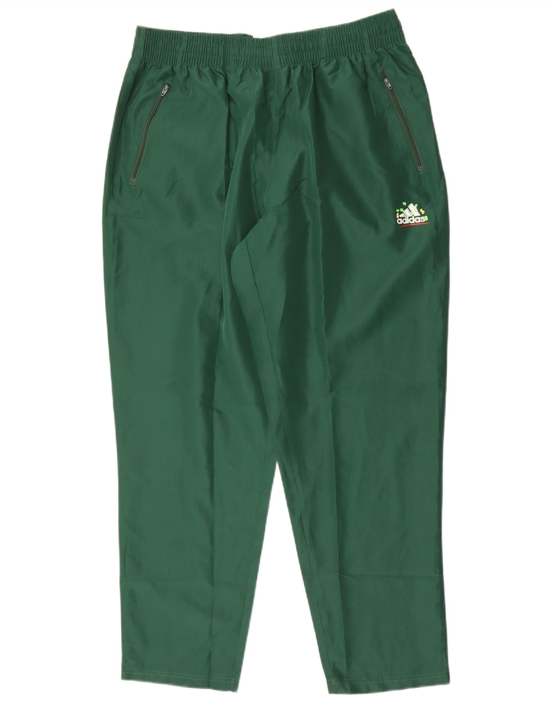 Adidas Mens Tracksuit Trousers XL Green Polyester
