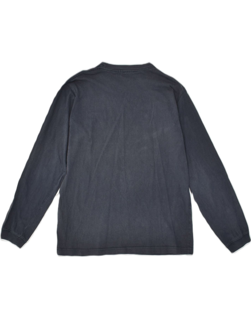 CHAMPION Boys Top Long Sleeve 13-14 Years XL Navy Blue Cotton | Vintage Champion | Thrift | Second-Hand Champion | Used Clothing | Messina Hembry 