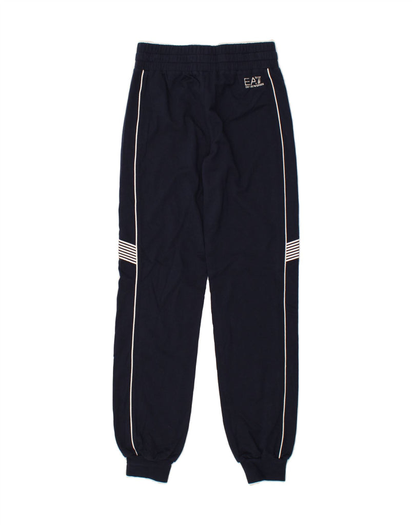 EMPORIO ARMANI Womens Tracksuit Trousers Joggers UK 2 2XS  Navy Blue Vintage Emporio Armani and Second-Hand Emporio Armani from Messina Hembry 