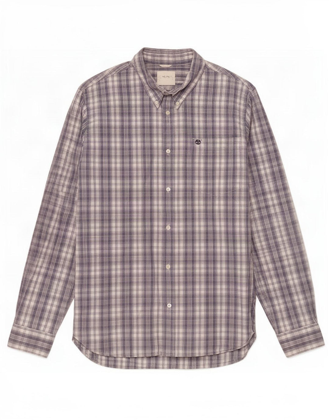 Timberland Mens Regular Fit Shirt 2XL Grey Check Cotton