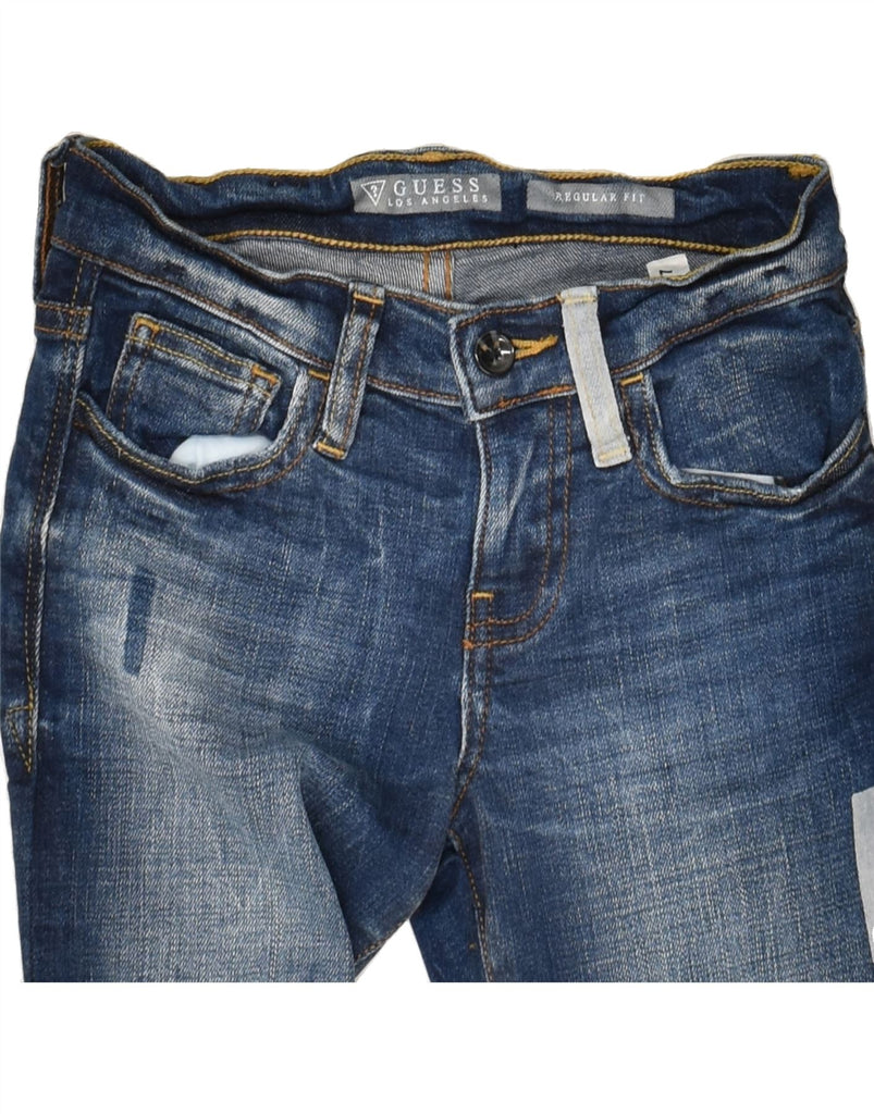 GUESS Boys Los Angeles Regular Fit Straight Jeans 5-6 Years W22 L23  Blue | Vintage Guess | Thrift | Second-Hand Guess | Used Clothing | Messina Hembry 