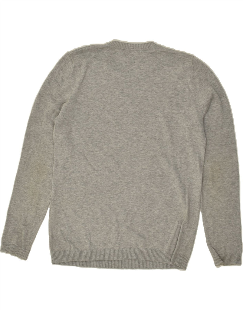 BENETTON Boys Crew Neck Jumper Sweater 11-12 Years 2XL Grey Cotton | Vintage Benetton | Thrift | Second-Hand Benetton | Used Clothing | Messina Hembry 