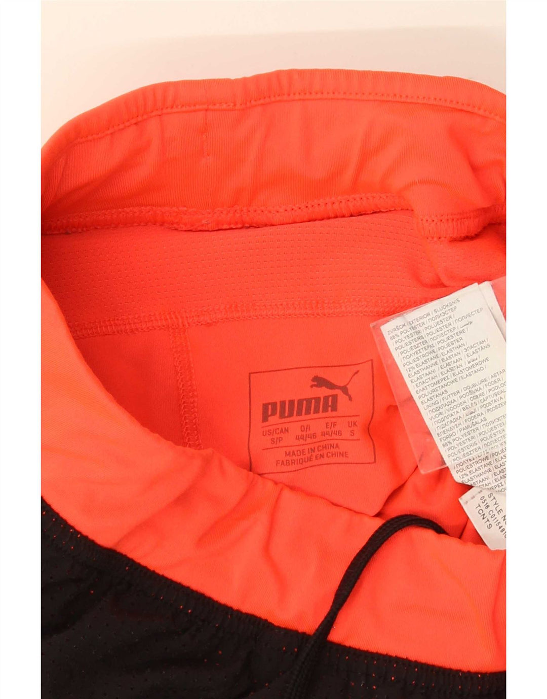Puma Mens Sport Shorts Small Black Colourblock Polyester