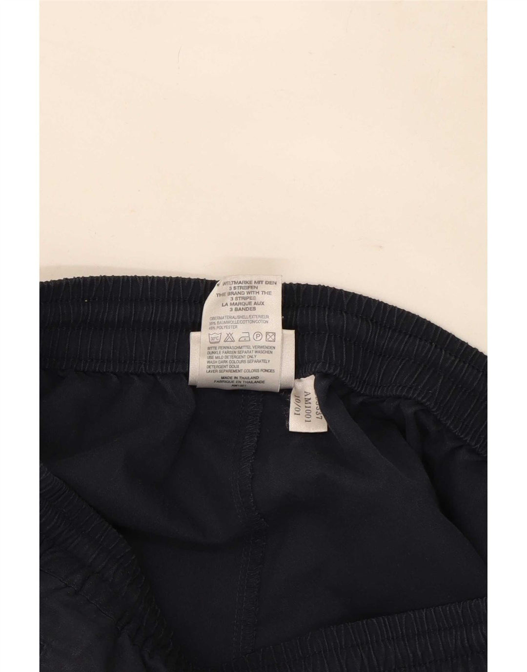 Adidas Mens Sport Shorts Medium Navy Blue Cotton