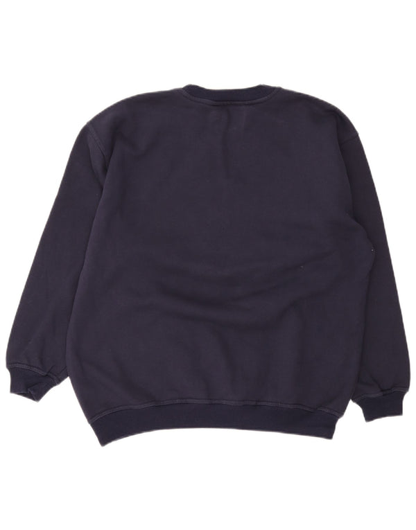 Fila Boys Graphic Sweatshirt Jumper 12-13 Years XL Navy Blue Cotton