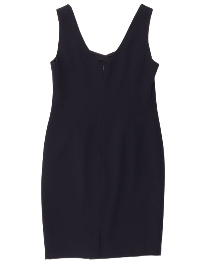 Phase Eight Womens Sleeveless Sheath Dress UK 16 Large Navy Blue