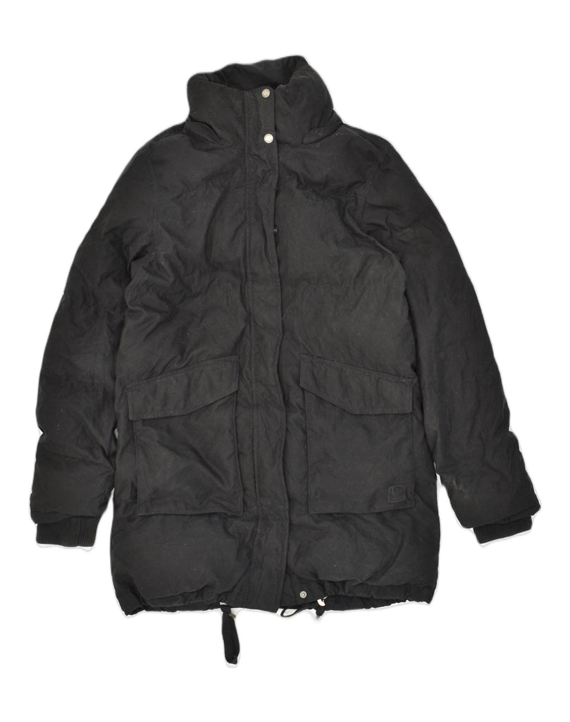 ADIDAS Womens Padded Coat UK 10 Small Black | Vintage Adidas | Thrift | Second-Hand Adidas | Used Clothing | Messina Hembry 