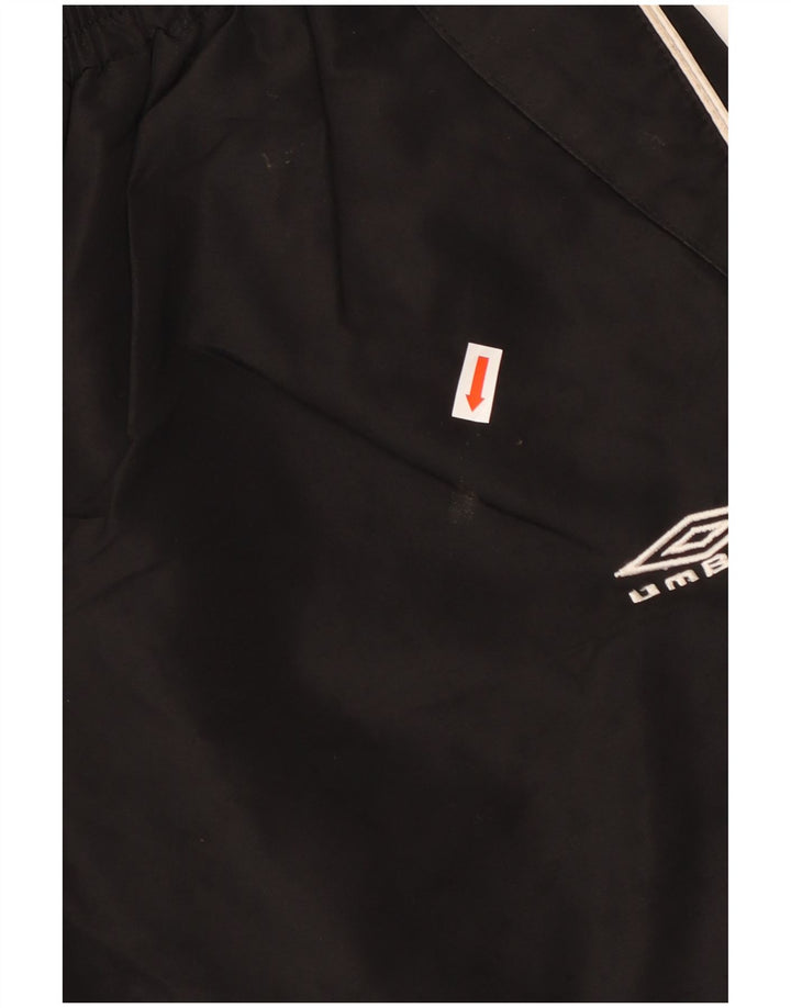 Umbro Mens Graphic Bermuda Sport Shorts Large Black Polyester