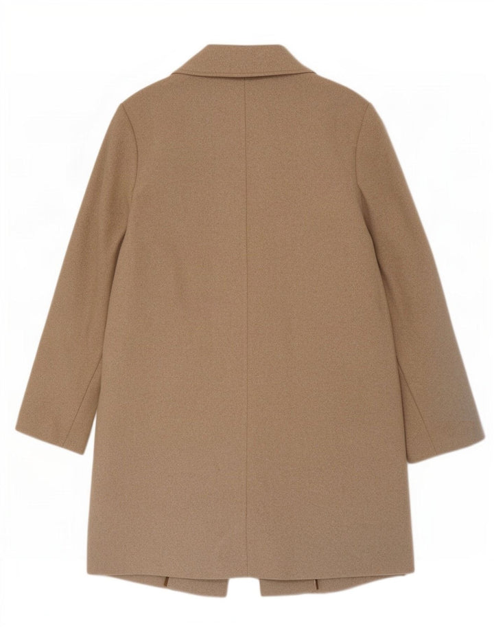 Marks & Spencer Womens Overcoat UK 18 XL Beige Cotton