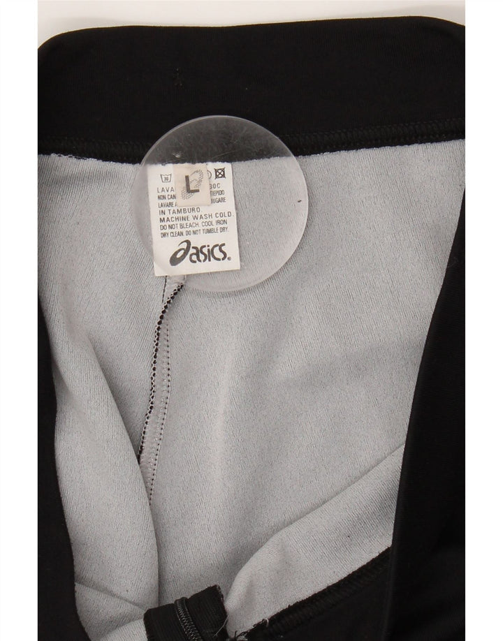 ASICS Womens Straight Trousers Large W32 L31 Black Polyamide