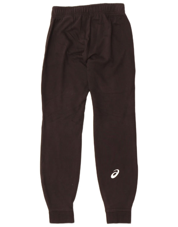 Asics Mens Graphic Tracksuit Trousers Joggers Small  Black Cotton