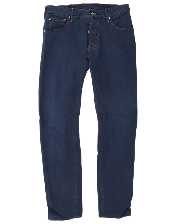 Armani Mens Slim Jeans W31 L30 Blue Cotton