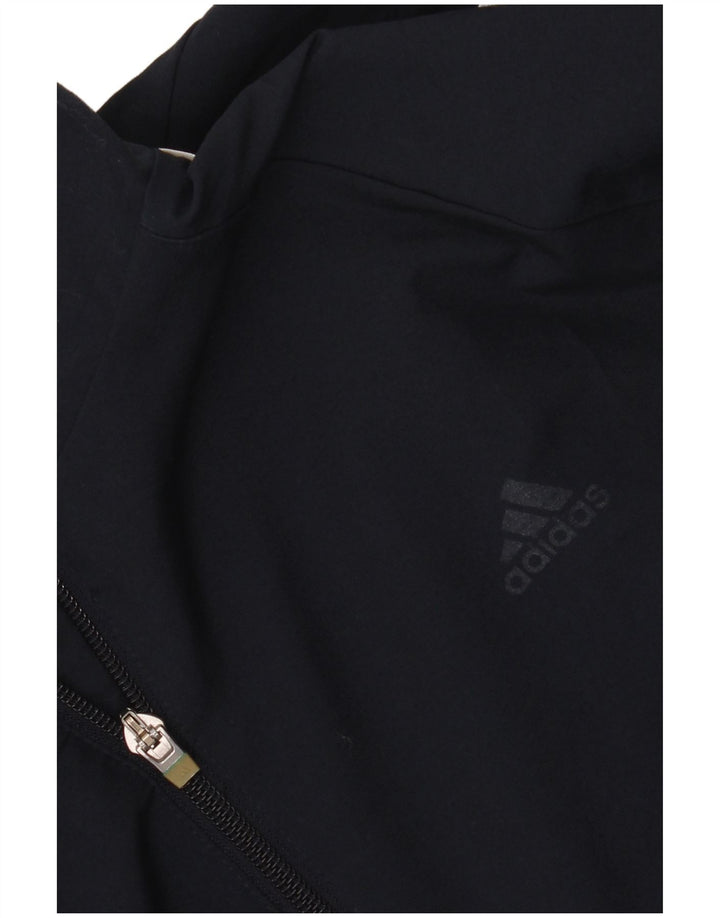 Adidas Mens Climalite Tracksuit Top Jacket Large Navy Blue Colourblock