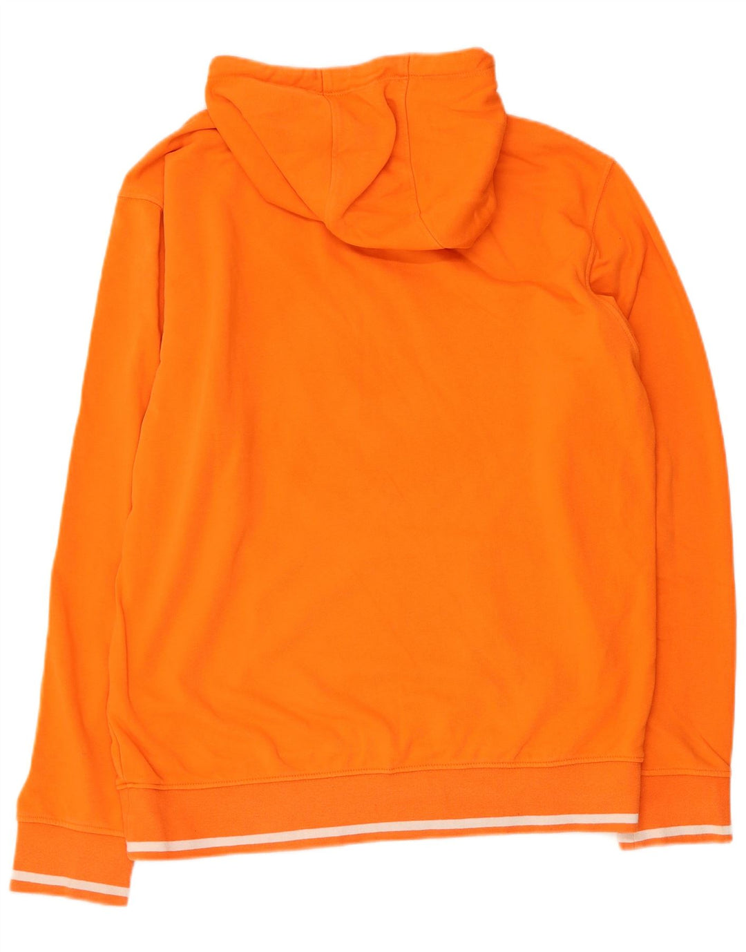 ELLESSE Mens Graphic Hoodie Jumper XL Orange Cotton