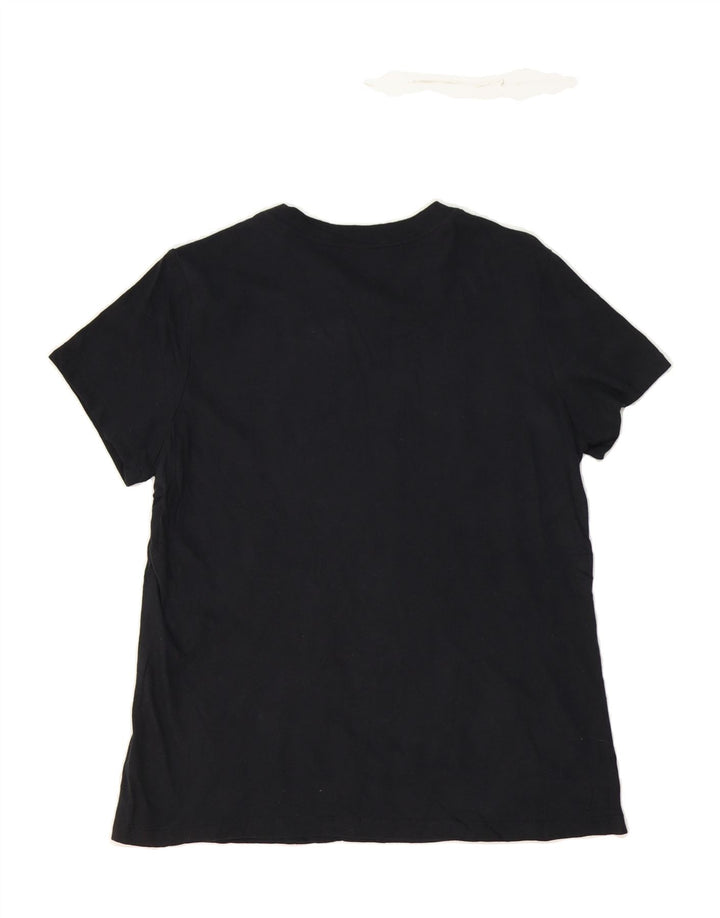 NIKE Womens Graphic T-Shirt Top UK 14 Medium Black Cotton Vintage Nike and Second-Hand Nike from Messina Hembry 