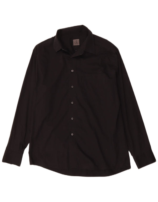 Calvin Klein Jeans Mens Shirt Size 16 Large Black