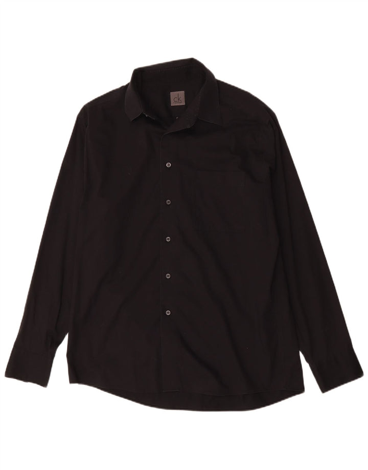 Calvin Klein Jeans Mens Shirt Size 16 Large Black