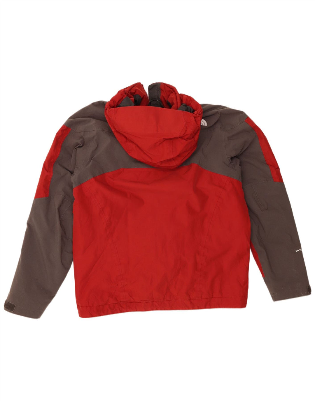 The North Face Mens Hyvent Windbreaker Jacket UK 38 Medium Red Colourblock