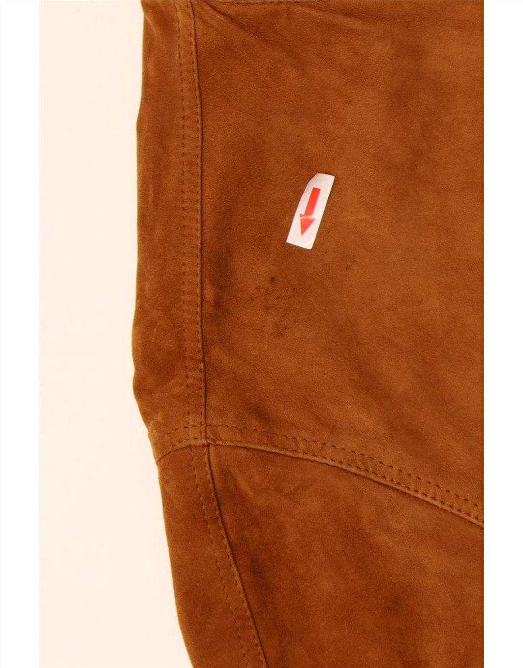 Vintage Mens Suede Bomber Jacket IT 54 2XL Beige