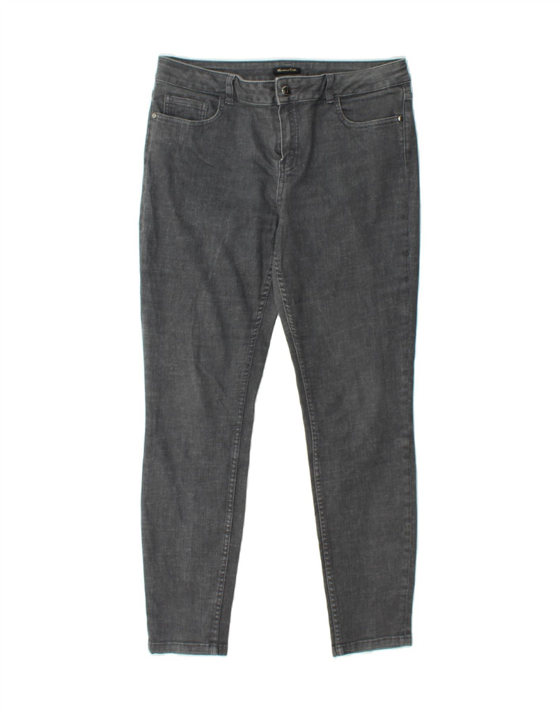 MASSIMO DUTTI Womens Skinny Jeans EU 42 Large W34 L28 Grey Cotton Vintage Massimo Dutti and Second-Hand Massimo Dutti from Messina Hembry 