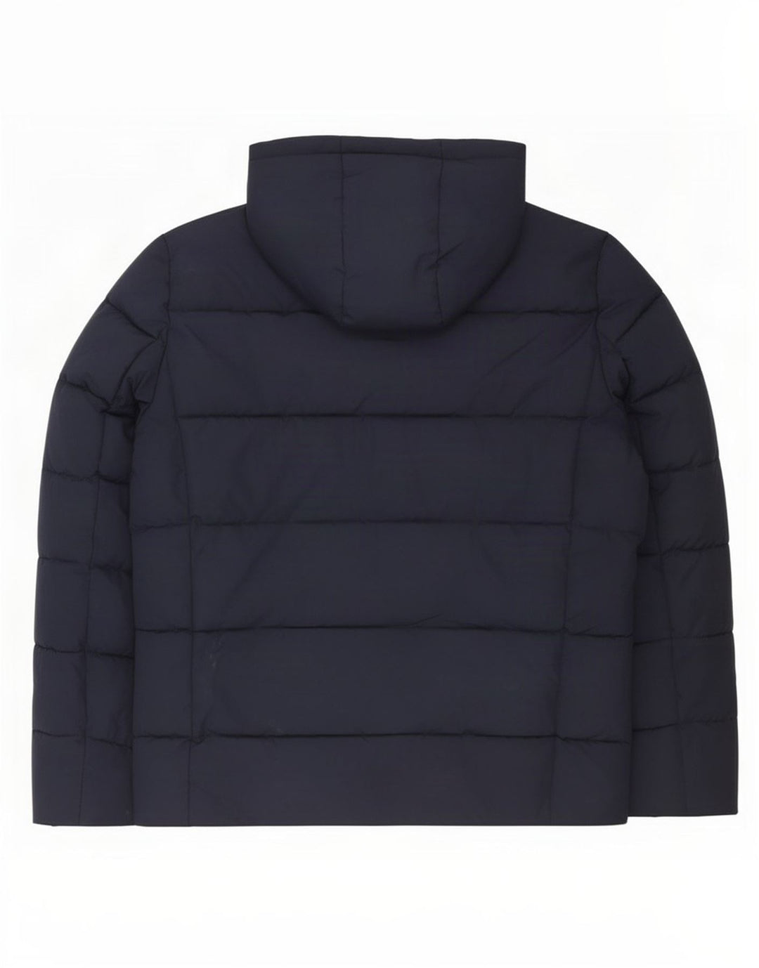 Superdry Mens Hooded Padded Jacket UK 38 Medium Navy Blue Polyester