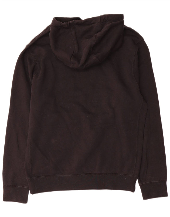 Nike Mens Graphic Hoodie Jumper Small Black Cotton