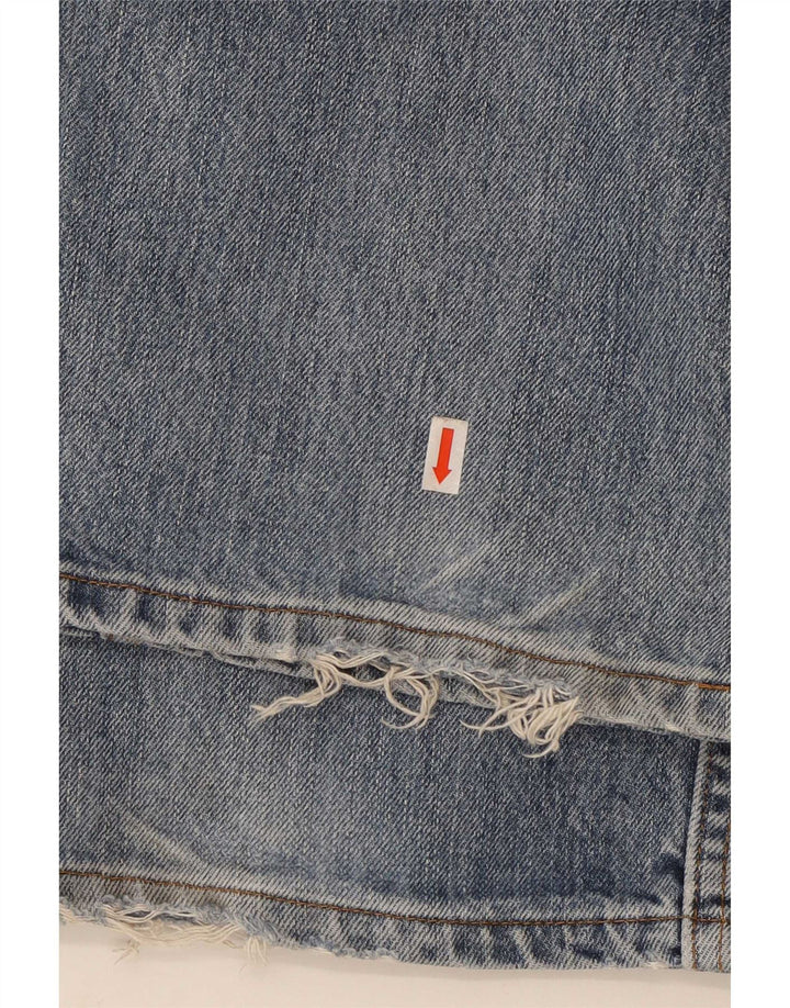 Wrangler Mens Ohio Straight Jeans W32 L32 Blue Cotton