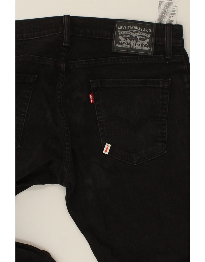 LEVI'S Mens Straight Jeans W33 L30  Black Cotton | Vintage Levi's | Thrift | Second-Hand Levi's | Used Clothing | Messina Hembry 