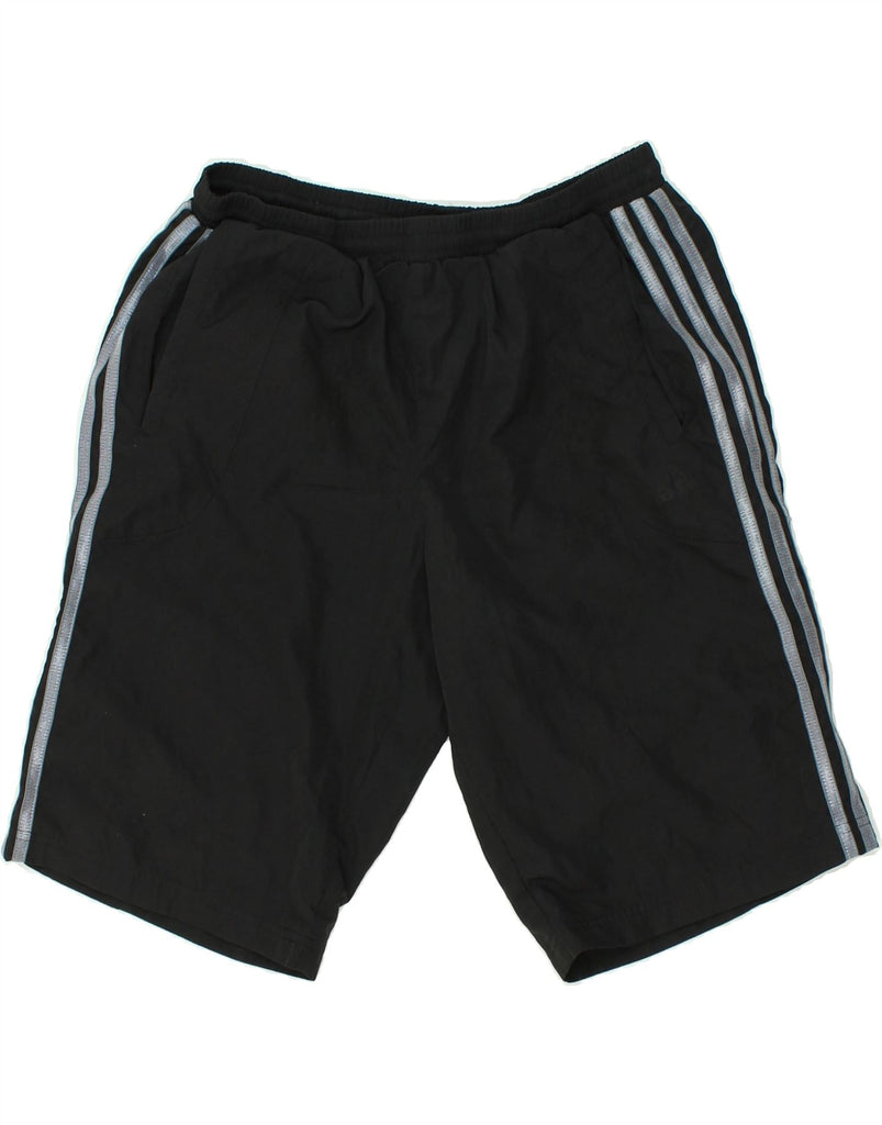 ADIDAS Mens Climalite Sport Shorts Medium Black Polyester | Vintage Adidas | Thrift | Second-Hand Adidas | Used Clothing | Messina Hembry 